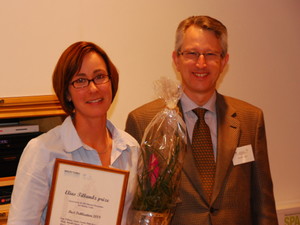 Winner of Elias Tillandz prize 2008
