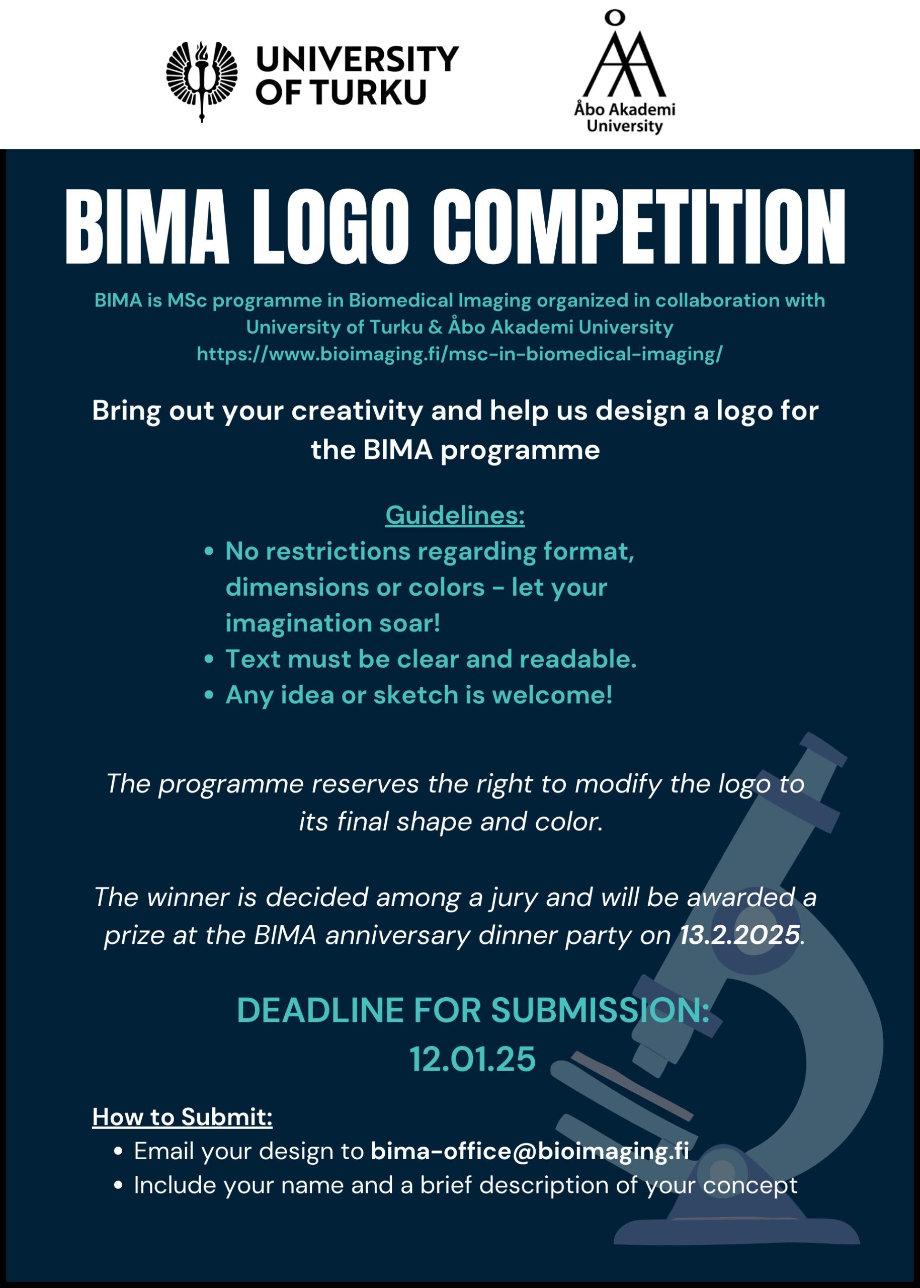 Bring out your creativity and design a logo for BIMA programme!