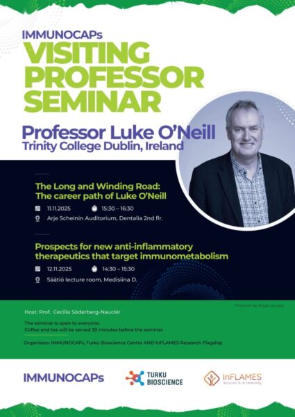 IMMUNOCAPs Guest Seminar: Luke O'Neill