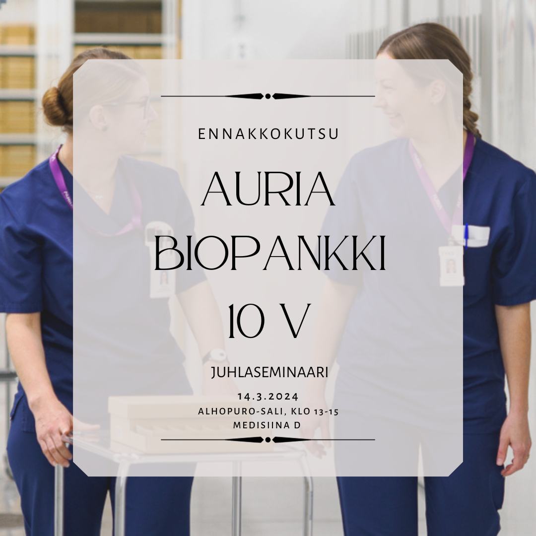 Auria Biopankki 10v Juhlaseminaari