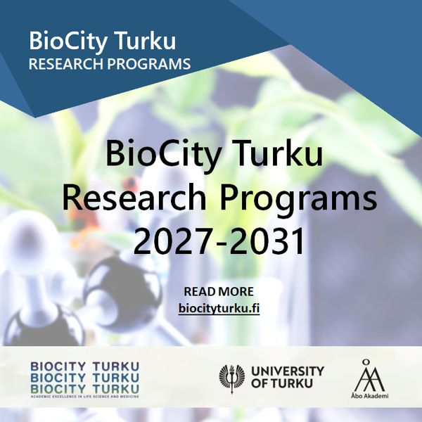 Call is now open for BioCity Turku research programs for 2027–2031